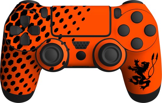 PS4 Controller Skin - Nederland - Oranje - Leeuw - Foxx Decals® Playstation 4 Sticker