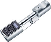 Amiko Home Smart Lock - voor elke deur met een dikte van 55-105 mm - Slim deurslot - RVS - Zilver - Bluetooth