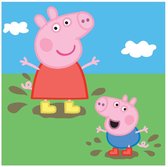 Nickelodeon Handdoek Peppa Pig Junior 30 X 30 Cm Katoen