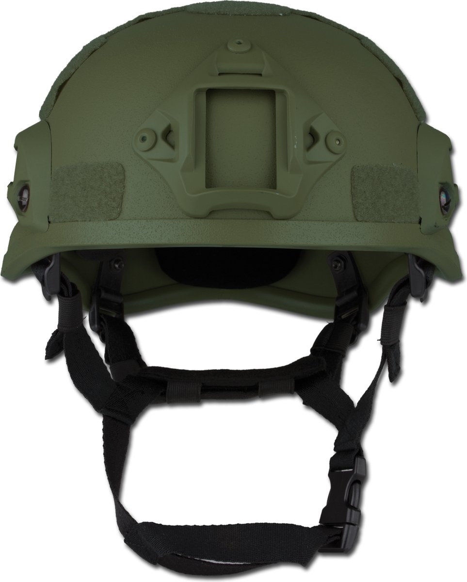 Combat Helm MICH 2002 NVG Mount+Siderail - Olijfgroen