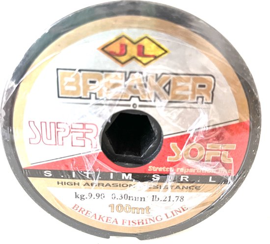 JL BREAKER Vislijnen - 0.30mm - Visdraad - Vislijn nylon - Transparant - 10 rollen - 1000 meters van JL BREAKER — afbeelding 2