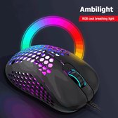 Argibi - Gaming Muis M65 - RGB - Honingraat Led