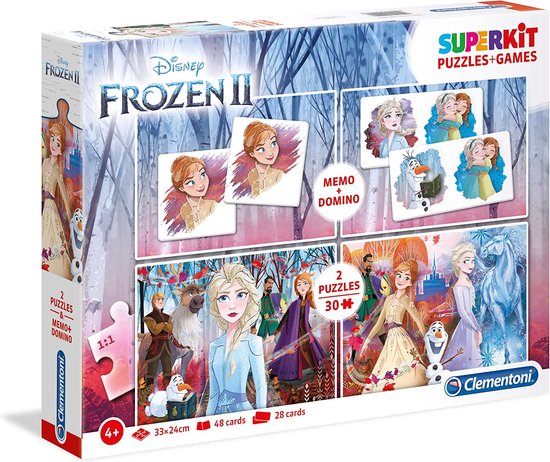 Clementoni 4-in-1 Puzzels Disney Frozen 2 - 2x30 Stukjes | bol