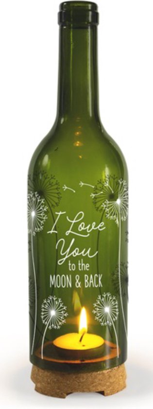 Wine Candle - I love you to the moon & back