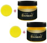 Bijenwas Meubels - 2x 85 gram - 100% natuurlijke bijen was - Meubelonderhoud - Waterdicht