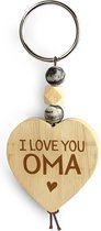 Mijn Hart sleutelhanger "Oma"