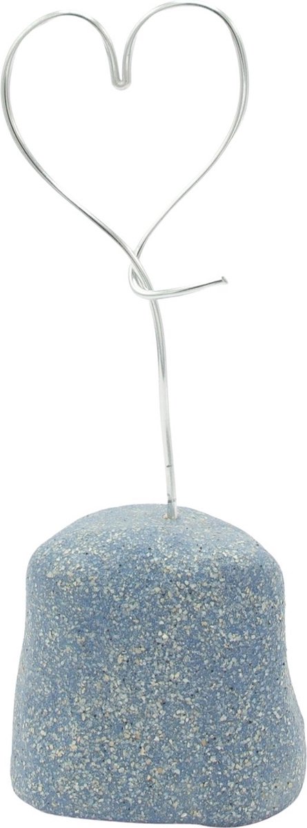 Mini Urn Hart - Urn voor as - blauw - handgemaakt - Lalief