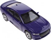 schaalmodel Dodge 2016 Charger RT 1:34 donkerpaars 12 cm