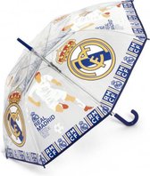 paraplu junior 58 cm wit/blauw/geel