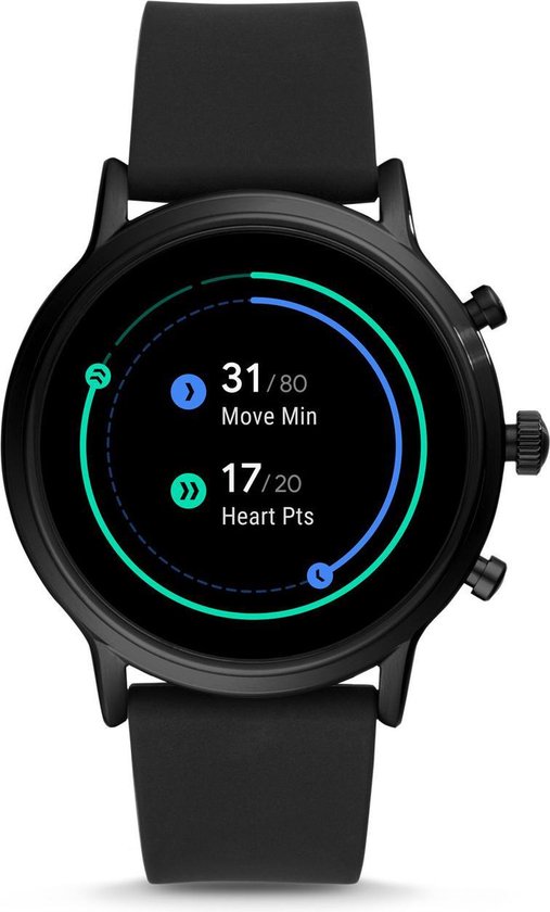 Fossil Carlyle Gen 5 FTW4025 Smartwatch Heren Zwart bol