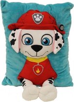 kussen Paw Patrol junior 26 x 38 polyester turquoise