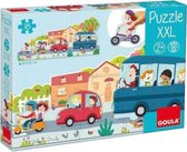 legpuzzel XXL City junior 80 x 38 cm karton 18 stukjes