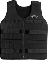 Gewichtsvest 18kg En Weight Vest Maat - Gewichtsvesten - Gewichtsvest Hardlopen - Gewichtsvest Verstelbaar - Zwart - Flanner®