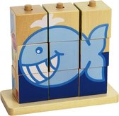 blokkenpuzzel Zee junior hout 9-delig