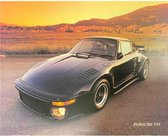 Poster - Auto Porsche - 50 X 40 Cm - Multicolor