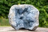 Decoratief edelsteen Celestien (Coelestien) Geode