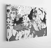 Canvas schilderij - Sheet of old rusty metal with peeling paint, texture background  -     1054389836 - 50*40 Horizontal