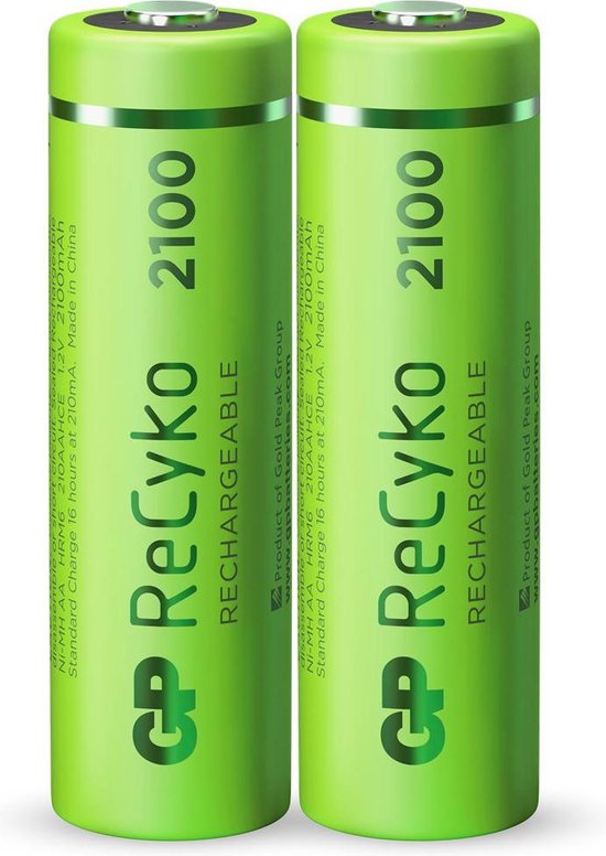GP Batteries 2100 mAh AA Oplaadbare batterij Nikkel-Metaalhydride (NiMH) |  bol.com