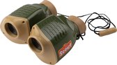 verrekijker Scout junior 12 x 14 cm groen/beige