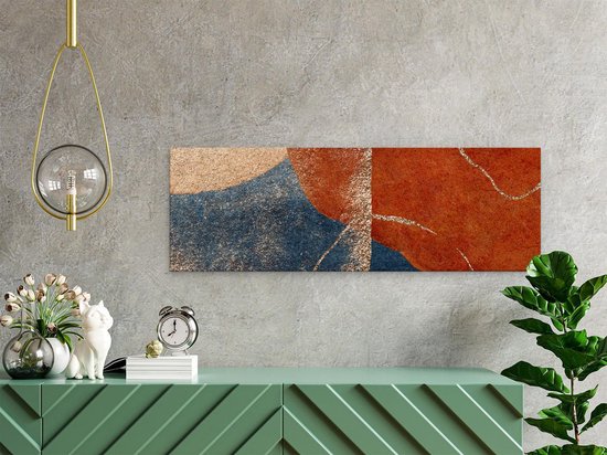 Artaza Peinture sur Toile Art Abstrait de Cercles - 60x20 - Photo sur Toile - Impression sur Toile