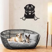 Hond - Newfoundlander - Honden - Wanddecoratie - Zwart - Muurdecoratie - Hout