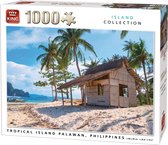 King Puzzel 1000 Stukjes (68 x 49 cm) - Palawan Filipijnen - Legpuzzel Tropisch Eiland