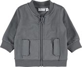 NAME IT NBMOLAV SWEAT CARD BRU Jongens Vest - Maat 62