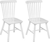 Eazy Living Eetkamerstoel Cléon Wit - 2 Stuks