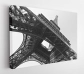 Canvas schilderij - Eiffel tower, Paris. Black and white image  -     81735997 - 50*40 Horizontal