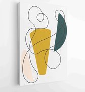 Canvas schilderij - Abstract wall arts vector background collection 1 -    – 1904687632 - 115*75 Vertical
