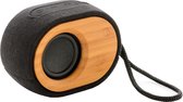 speaker Bamboo X bluetooth 12 cm zwart 2-delig
