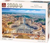 King Puzzel 2000 Stukjes (96 x 68 cm) - Vaticaanstad Rome - Legpuzzel Steden
