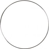 metalen draadring zilver 7 cm 10 stuks