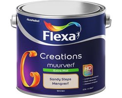 Flexa - Creations Muurverf Extra Mat - Sandy Steps - Mengverf - 2.5 L