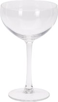 20x Champagneglazen/cocktailglazen transparant 240 ml - Cocktail glazen - Champagne glazen