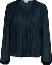 Jacqueline de Yong Blouse Jdyabigale L/s Plisse Top Wvn 15242921 Reflecting Pond Dames Maat - W34