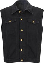 Zwart spijker jeans vest classic (L-52)