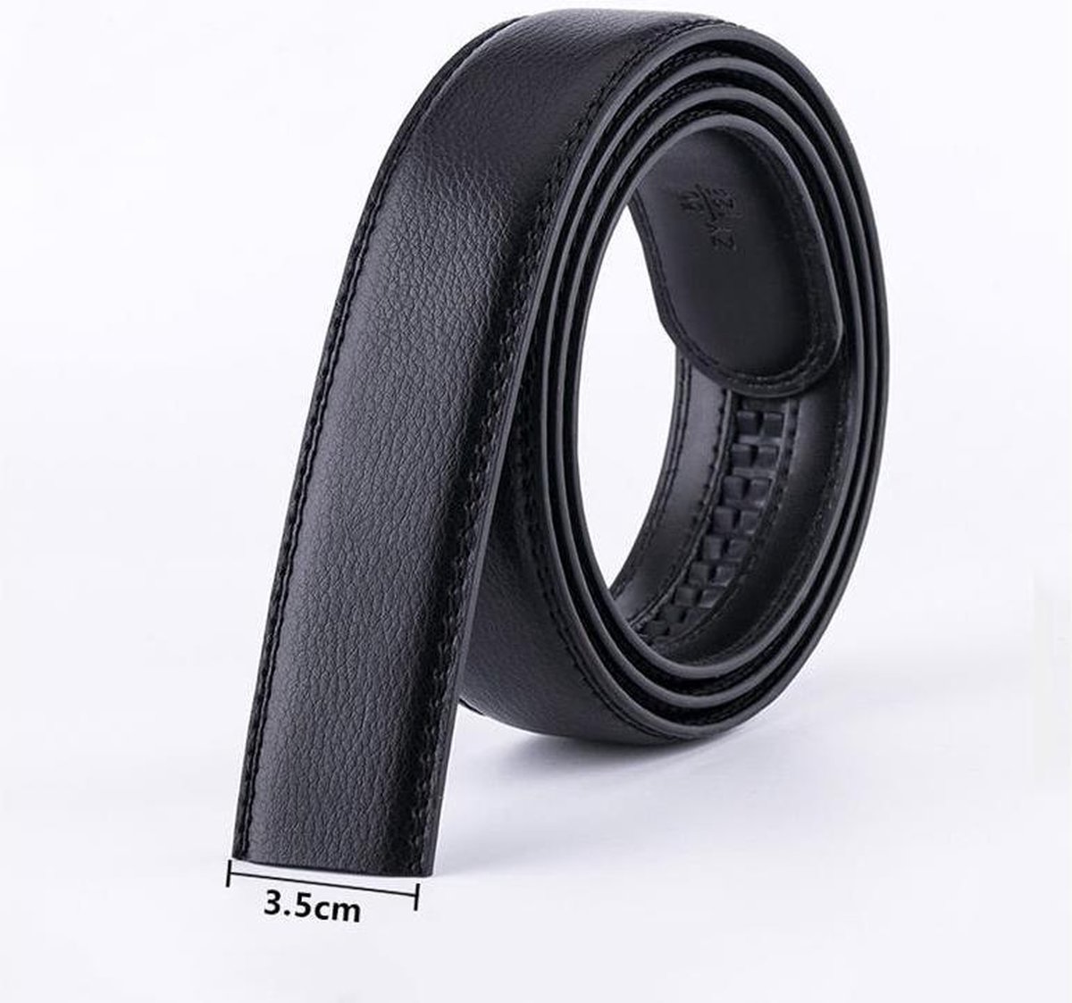 XIXIDIAN Mannen automatische gesp riem slip gesp zakelijke casual lederen heupgordel (Color : Brown, Size : 130cm