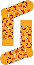 Happy Socks Hot Dog Junkfood Sokken - Geel - Maat 36-40