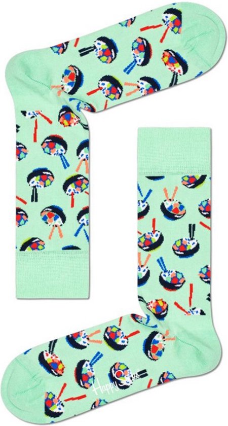 Happy Socks - Poké Bowl - Mintgroen - Unisex - Maat 36-40