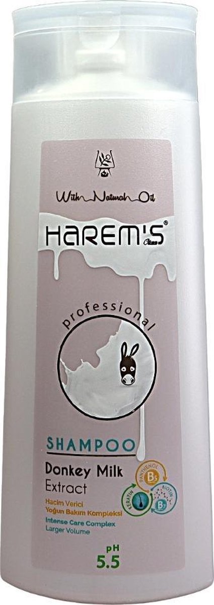 Harem's Natuurlijke Shampoo met Ezelinnenmelk - 375 ml