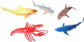 speelset Animal World zeedieren 5 stuks