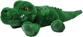 knuffel alligator Ecokins Mini junior 20 cm pluche groen