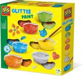 plakkaatverf Glitter junior acryl 6-delig