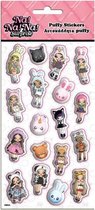 stickers NaNaNa meisjes 10 x 22 cm papier 18-delig