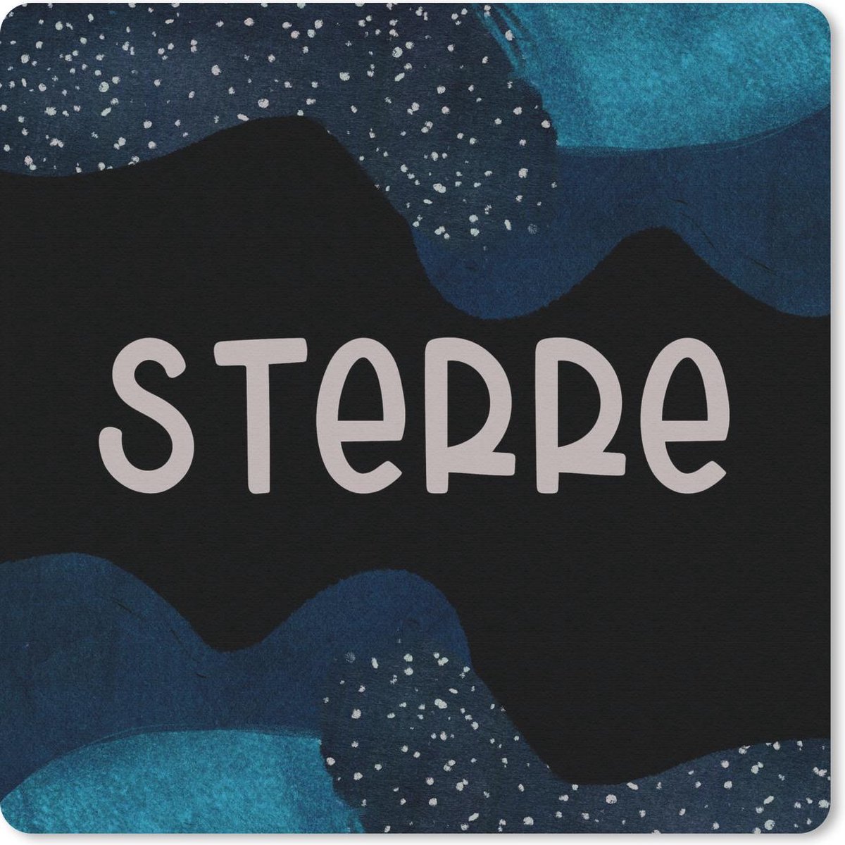 Muismat 20x20 cm - Mousepad Sterre - Pastel - Meisje - Muismatten
