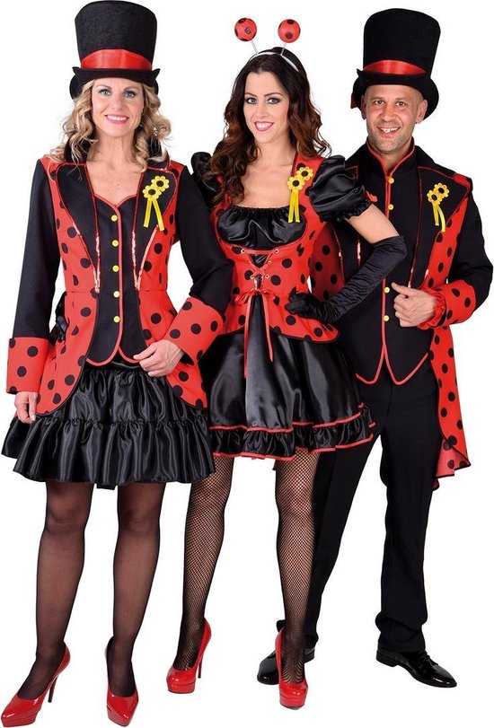 Costume de coccinelle | Ladybug Red Black Beetle Tailcoat Et Gilet Homme |  Grand |... | bol.com