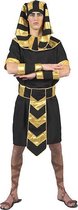 Funny Fashion - Egypte Kostuum - Egyptische Farao Zoon Van Ra - Man - zwart,goud - Maat 48-50 - Carnavalskleding - Verkleedkleding