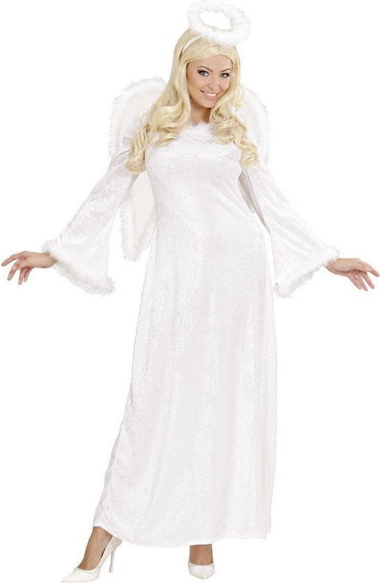 Wit engel kostuum voor vrouwen - Verkleedkleding - Maat M | bol