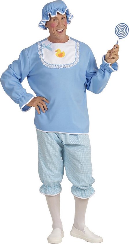 Omdat Eindig aanklager Widmann - Grote Baby Kostuum - Volwassen Baby Jongen - Man - blauw - XL  -... | bol.com